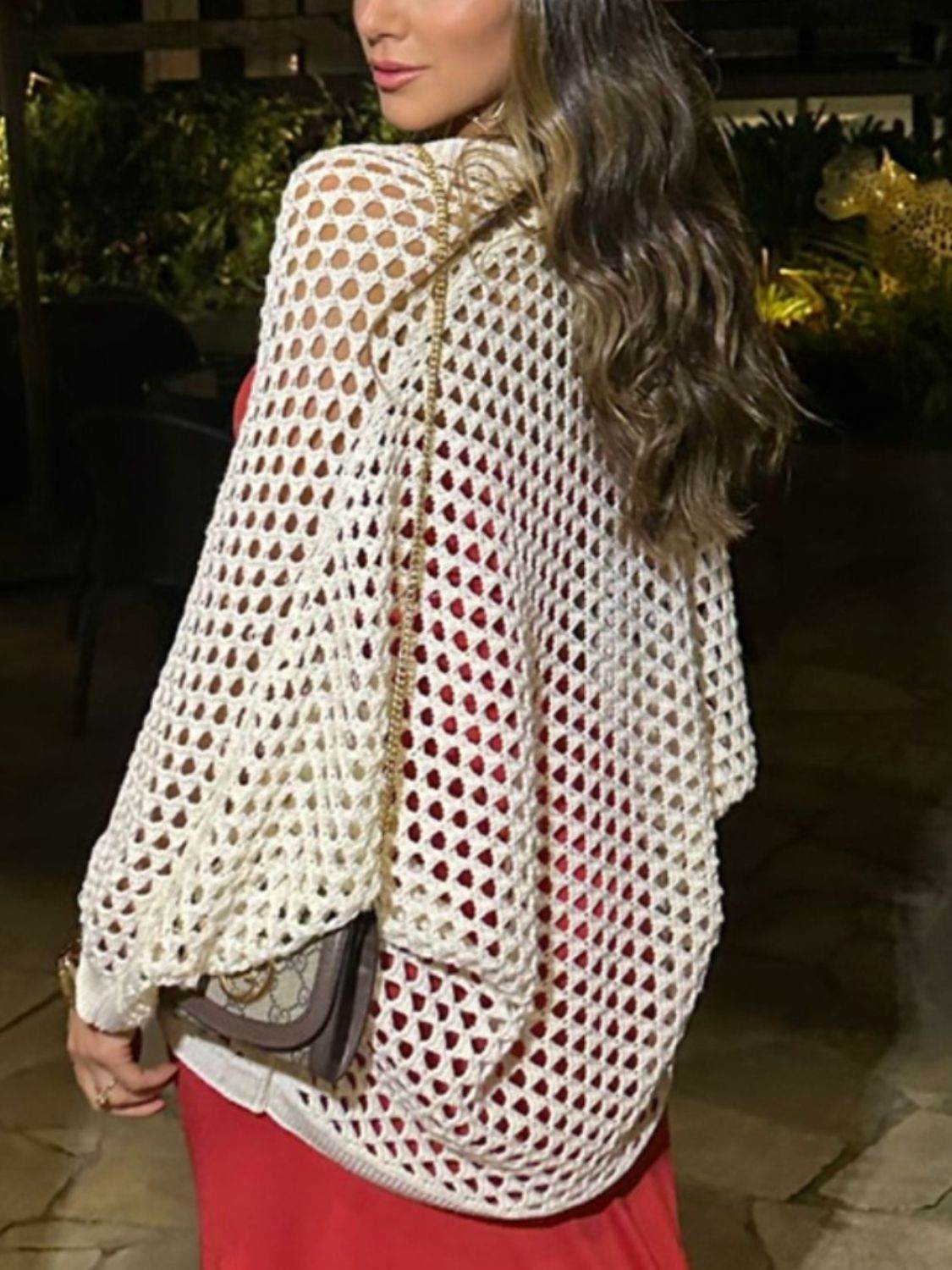 Hollow Out Open Front Cover-Up - Hovatok