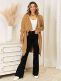 Angel Wings Long Sleeve Open Front Longline Cardigan - Hovatok