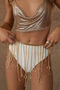 Fringe Chain Alloy Belt - Hovatok