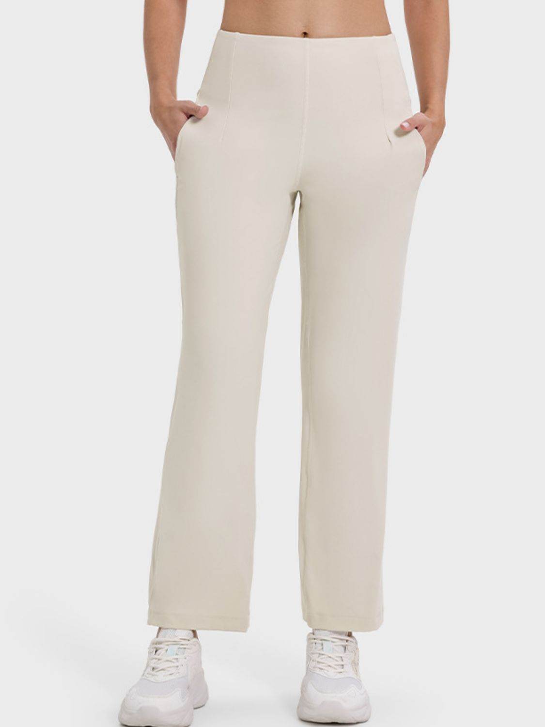 Millennia Pocketed High Waist Active Pants - Hovatok
