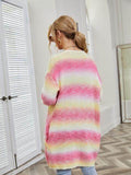 Angel Wings Full Size Gradient Open Front Cardigan - Hovatok