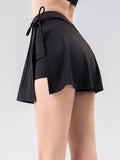 High Waist Active Skort with Pockets - Hovatok