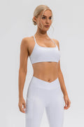 Crisscross Spaghetti Strap Active Cami - Hovatok