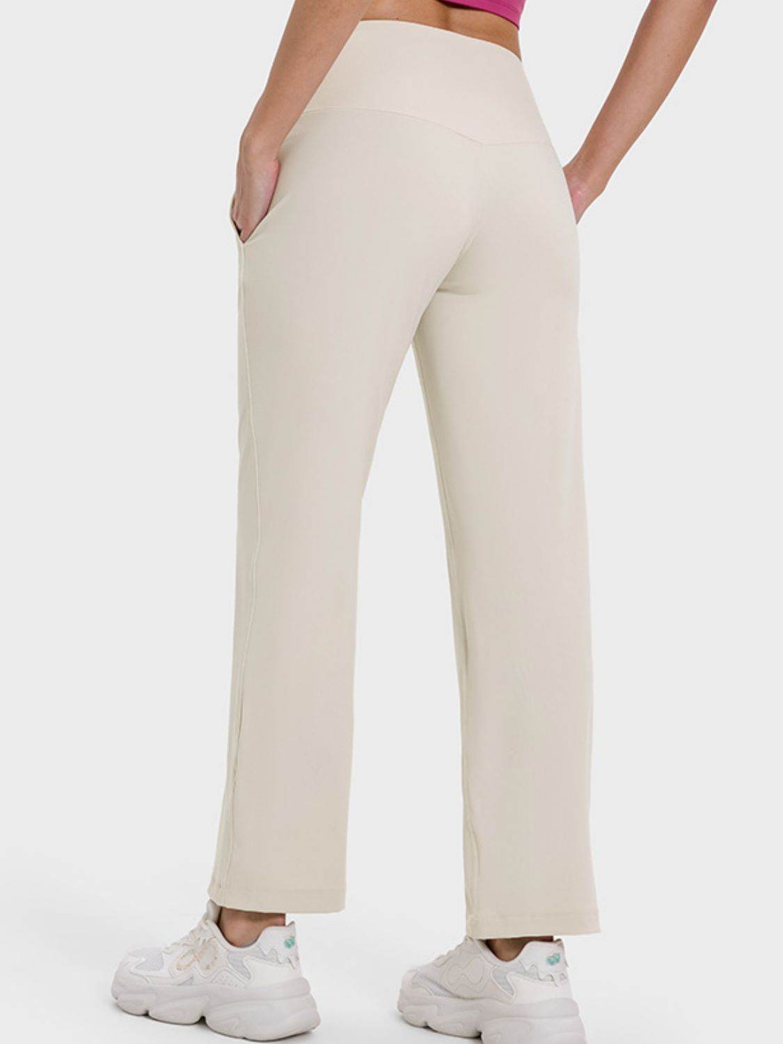 Millennia Pocketed High Waist Active Pants - Hovatok