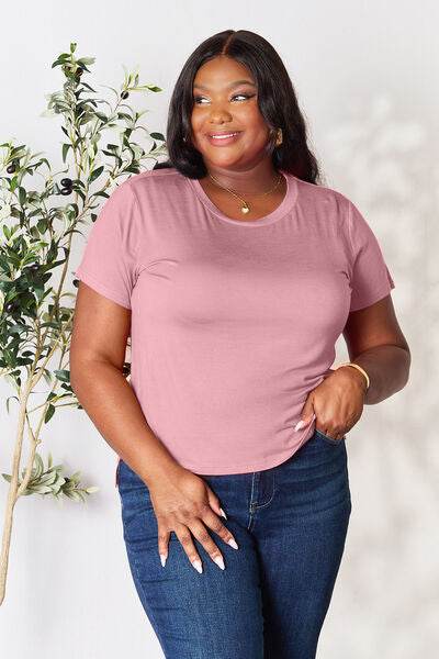 Basic Bae Full Size Round Neck Short Sleeve T-Shirt - Hovatok