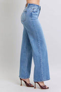 Judy Blue Full Size Wide Leg Jeans with Pockets - Hovatok