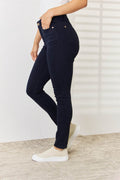 Judy Blue Full Size Garment Dyed Tummy Control Skinny Jeans - Hovatok