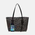 PU Leather Leopard Tote Bag - Hovatok