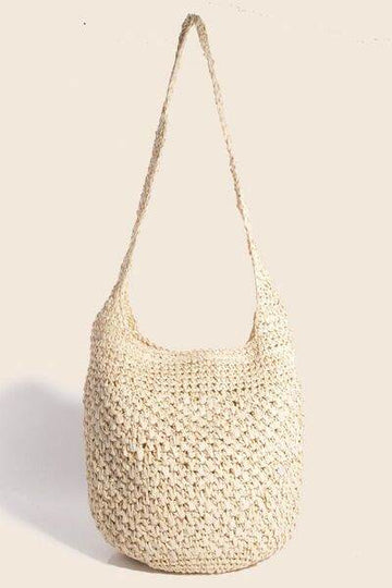 Fame Intricate Braided Hobo Shoulder Bag - Hovatok