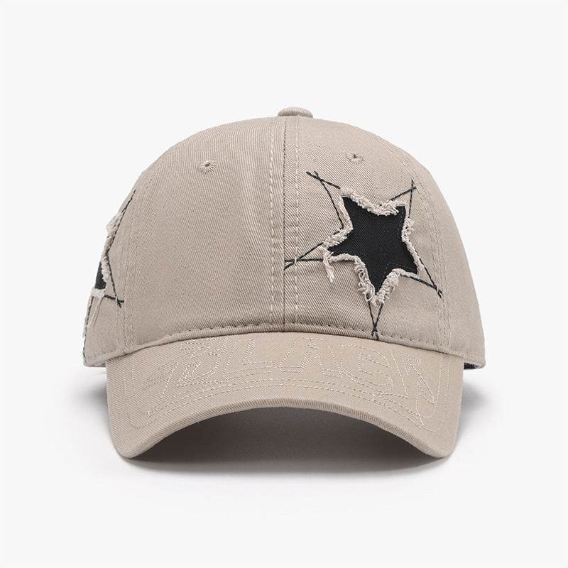 Adjustable Star Raw Hem Cap - Hovatok