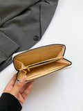 PU Leather Solid Color Wallet - Hovatok