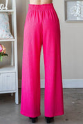 Heimish Full Size Front Tie Pants with Paperbag Waistband Plus Size - Hovatok