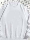Men's Plus Size Round Neck Sweatshir - Hovatok