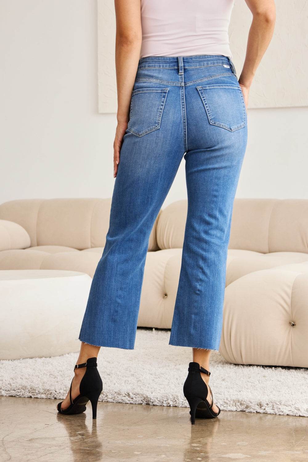 RFM Mini Mia Full Size Tummy Control High Waist Jeans - Hovatok