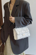 Raw Hem Denim Crossbody Bag - Hovatok
