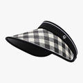 Plaid Natural Grass Adjustable Sun Hat - Hovatok