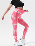 Tie-Dye High Waist Active Leggings - Hovatok