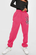 Simply Love Simply Love Full Size Drawstring DAY YOU DESERVE Graphic Long Sweatpants - Hovatok