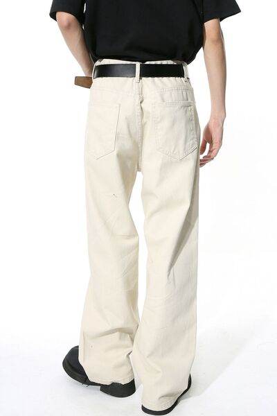 Men's Mid-Rise Straight-Leg Jeans - Hovatok