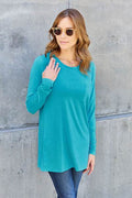 Basic Bae Full Size Round Neck Long Sleeve Top - Hovatok