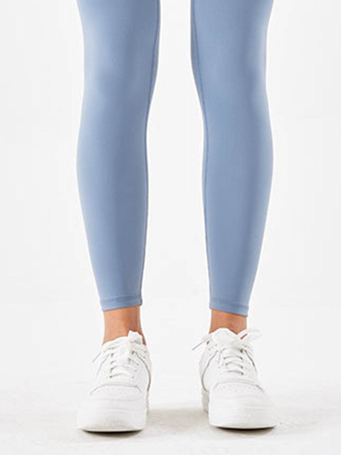 Wide Waistband Sports Leggings - Hovatok