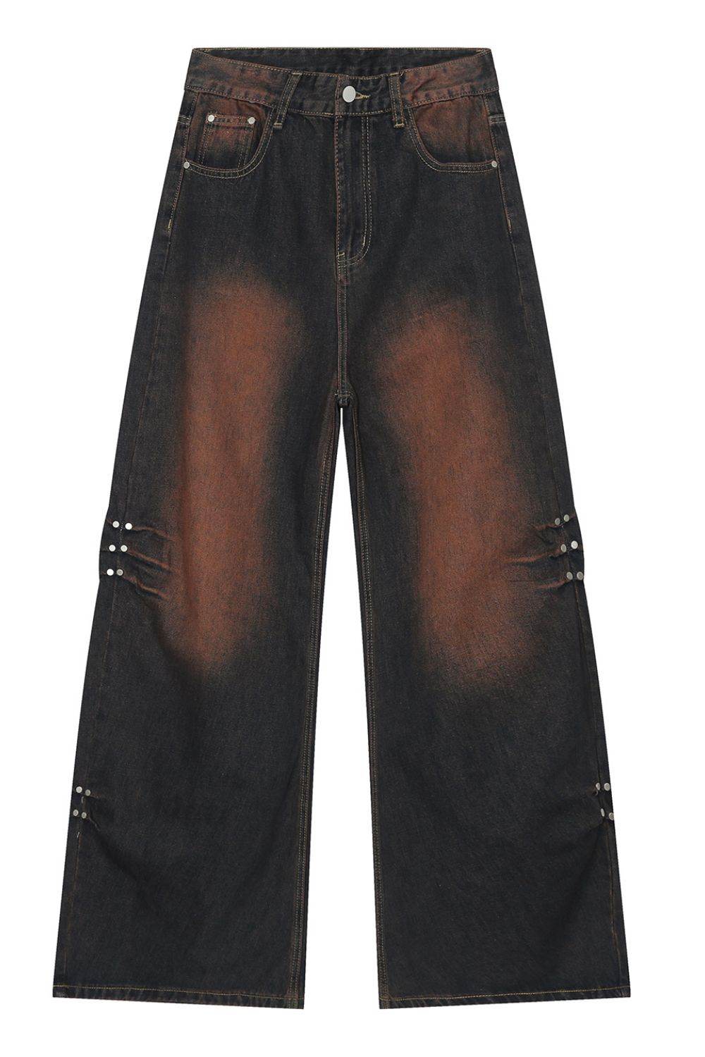 Wide Leg Jeans with Pockets - Hovatok