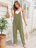 V-Neck Spaghetti Strap Jumpsuit - Hovatok
