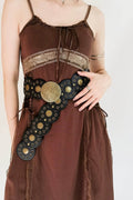 Round Shape PU Leather Belt - Hovatok