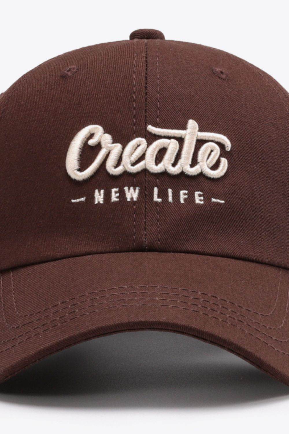 CREATE NEW LIFE Adjustable Cotton Baseball Cap - Hovatok