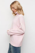 Basic Bae Turtleneck Dropped Shoulder Long Sleeve Sweater - Hovatok