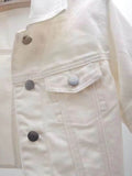 Full Size Cropped Denim Jacket Plus Size - Hovatok