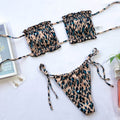 Frill Trim Ruched Bikini Set - Hovatok