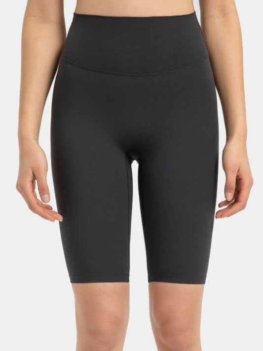 Millennia High Rise Wide Waistband Active Shorts - Hovatok