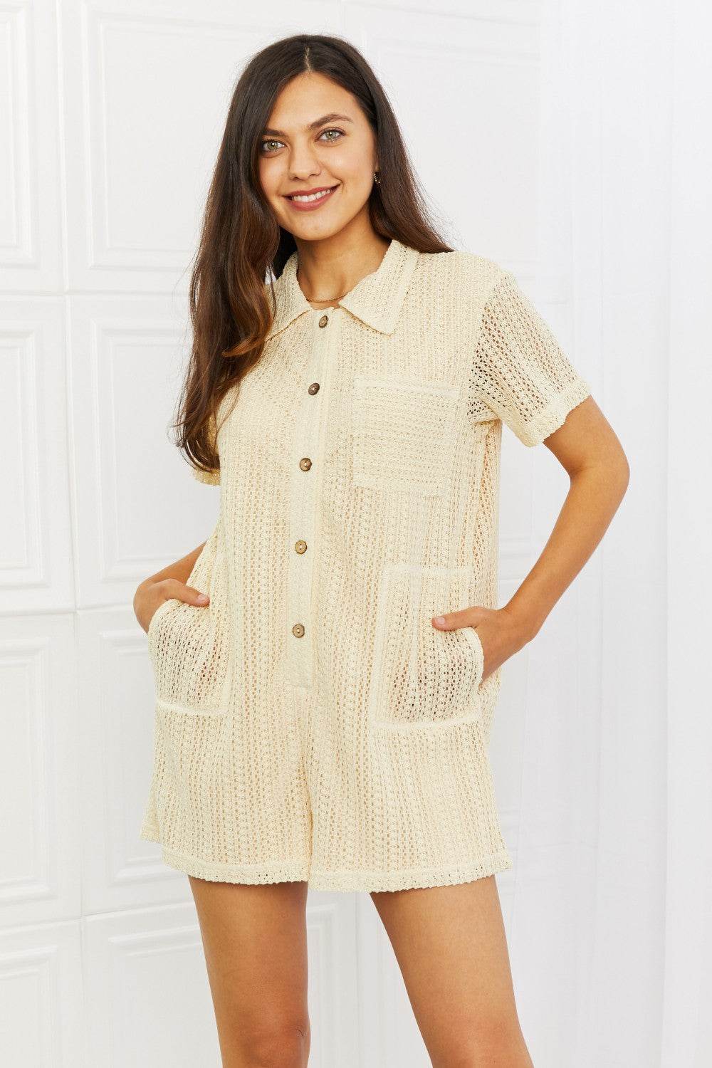 HEYSON Ready For The Day Crochet Romper - Hovatok
