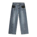 Mid Rise Waist Jeans with Pockets - Hovatok
