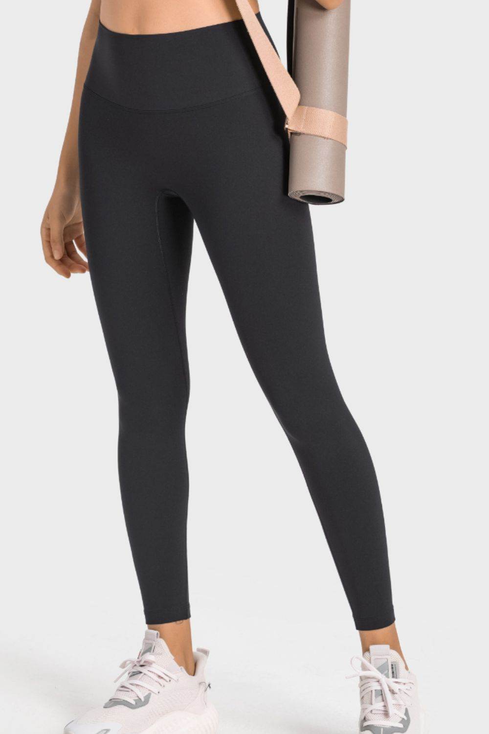 Millennia High-Rise Wide Waistband Yoga Leggings - Hovatok