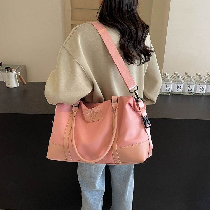 Detachable Crossbody Strap Polyester Travel Bag - Hovatok