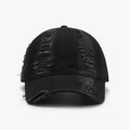 Distressed Adjustable Cotton Baseball Cap - Hovatok