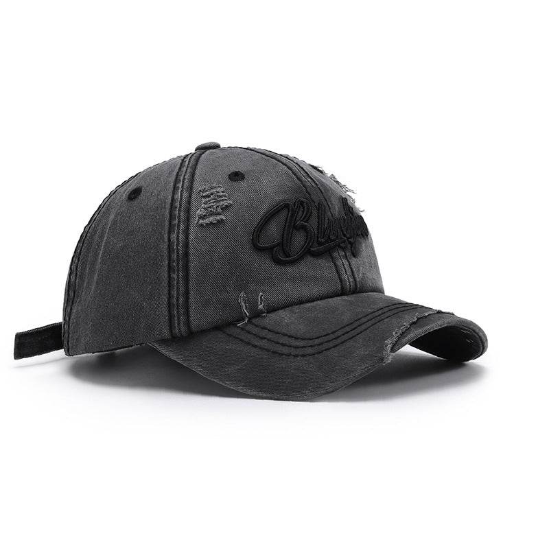 Embroidered Letter Cotton Baseball Cap - Hovatok