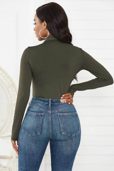 Turtleneck Long Sleeve Bodysuit - Hovatok