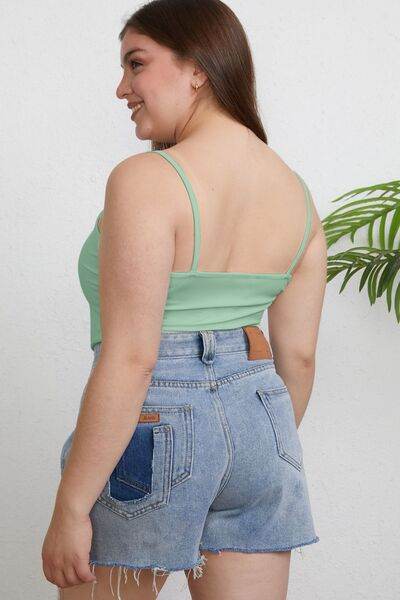 Basic Bae Full Size Round Neck Slim Cami - Hovatok