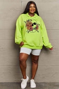 Simply Love Simply Love Full Size Floral Skull Graphic Hoodie - Hovatok
