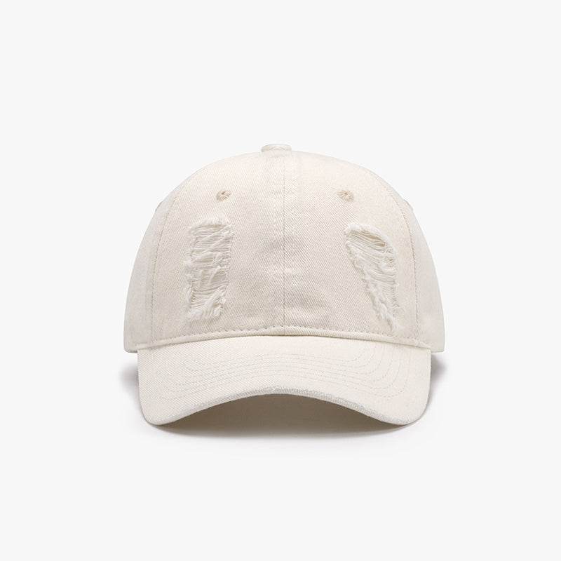 Distressed Cotton Baseball Cap - Hovatok