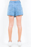 American Bazi Cargo Pocket Denim Skort - Hovatok