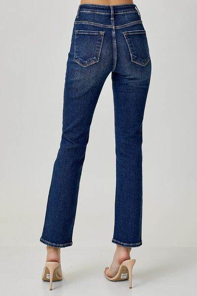 RISEN Full Size High Waist Straight Jeans - Hovatok