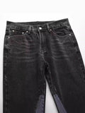Men's Washed Bootcut Jeans - Hovatok