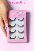SO PINK BEAUTY Faux Mink Eyelashes 5 Pairs - Hovatok