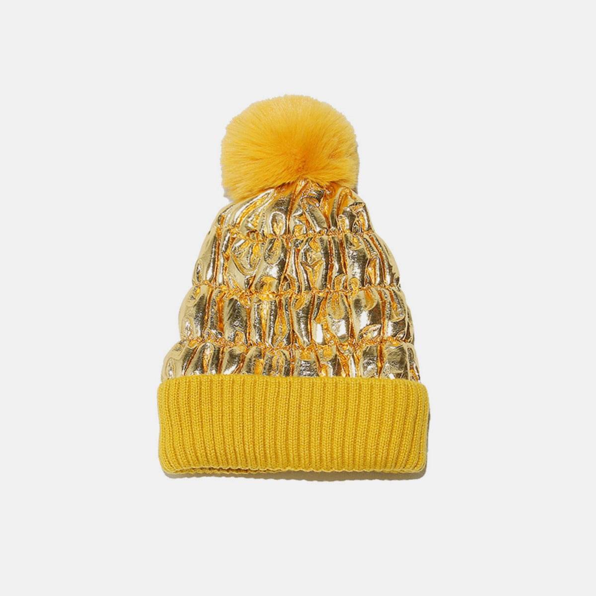 Thermal Knit Hat with Pompom - Hovatok