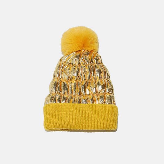 Thermal Knit Hat with Pompom - Hovatok