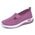 Breathable Mesh Round Toe Wedge Sneakers - Hovatok